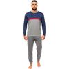 o-day De Fonseca Pigiama Uomo Invernale Lungo 100% Caldo Cotone Interlock in Scatola Idea Regalo di Natale