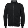 Ergos Workwear JRC Minnesota Felpa da Uomo Collo a Lupetto Tessuto Misto Cotone polyestere Riciclato Chiusura Zip Lunga da Lavoro