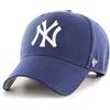 47 Brand MLB New York Yankees cap B-MVP17WBV-LN, Mens cap with a Visor, Navy, One Size EU