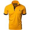 LIUPMWE Polo Uomo Manica Corta Ricamo Giraffa Cotone Moda Comodo vestibilità Slim Golf Poloshirt Sportive Shirt
