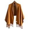 Laura Lily Laura in - Sciarpa da donna per l'inverno, Foulard lungo Scialle Pashmina calda bicolore