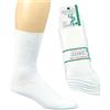 krautwear Infermiera Medico Medico Cura Calzini Calzini Salute Bianco 100% Cotone Senza Gomma Buona circolazione, 5 paia, 43-46