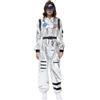 Generico Costumes Astronauta Adulto Tuta da Astronauta per Adulti Tuta Spazio Donna In Argento Astronauten Space Suit Vestito Astronauten per Adulti Carnevale