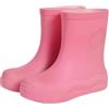 Generisch Stivali di gomma da donna scarpe da pioggia slip outdoor casual corti stivali da trekking campeggio attività quotidiane in acqua comode leggere scarpe gialle da donna con tacco, Colore: rosa., 39 EU