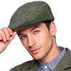 LADYBRO Berretto Piatto da Uomo Newsboy Berretto Baschi Scozzesi Uomo Lana Tweed Ivy Cappello Piatto Cappello retrò