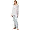 SNELLY Pigiama Donna Primavera Estate 100% Cotone Pigiami 2 Pezzi con Bottoni Aperto o Chiuso Fantasia a Scelta Taglia 44 46 48 50 52 54 56 58 60 (Taglie Forti)