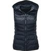 Fulidngzg 100 Grammi Donna Leggero Trapuntino Caldo Invernale Giacca Micropile Mezza Stagione Elegante Giubbino Senza Maniche Piumino Smanicato Ecologica Piumini Corto