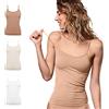 FOCENZA Canotta Donna Microfibra Spalline Sottili | 3 Pezzi | Vari Colori