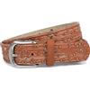 styleBREAKER Cintura vintage donna con borchie,95cm / Cognac