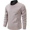 Generic Maglioni da uomo a girocollo Capispalla vestibilità comoda Casual Maglia Maniche Lunghe Giacca in Maglione Vacanza Outdoor Classics Maglioncino Moda