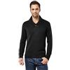 Vincenzo Boretti Maglione-Pullover Elegante da Uomo, Collo-Sciallato a Costine con buttone, Manica-Lunga, Maglia Grossa, Aderente/Slim, Caldo - Inverno, Autunno, Mezza Stagione