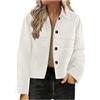Generico Giacca Moto Donna Bomber Softshell in Finta Pelle Scamosciata con Risvolto Colletto in Pelle Scamosciata Giacche Primavera Inverno Caldo Maniche Lunghe Moda Camoscio Giubbotto Vintage Cappotto