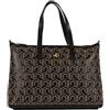 4US PACIOTTI 4US Cesare Paciotti - Borsa shopper in ecopelle, nero (27 X 37 X 12 cm)