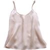 LSHARON Canotta da donna in seta di gelso 100% 19 momme, Champagne, S