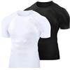Towintec Maglietta a Compressione da Uomo Asciugatura Rapida Shirts | Allenamento Sport Maniche ,Corte Cool Dry ,Traspirante Maglia a Manica Corta per Correre ,Jogging T-shirt, Fitness Palestra