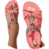 Generico Sandali Donna, Sandali Donna Estive, Sandaletti Bohémien, Casual Open Toe Sandali, Plateau Mules Estate Strass Scarpe Con Zeppa, Estivi Eleganti e Comodi da Spiaggia