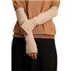 Prettystern Donna 100% Cachemire Lana Manicotti Scaldabraccia Guanti Lunghi Mezze Dita Cashmere