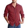 COOFANDY Flanellhemd Herren Kariertes Hemd Langarm YDL4 XXL