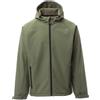 SADISRLS PAYPER Giacca con Cappuccio da Uomo Soft Shell Gale Giubbino TRASPIRABILE Impermeabile (IT, Testo, 5XL, Regular, Regular, Verde Militare)