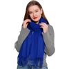 DonDon Sciarpa Donna Invernale Sciarpa Inverno Scialle Stola morbida e calda 185 x 65 cm