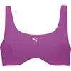 Puma Jaquard Scoop Parte Superiore del Bikini Donna (Pacco da 1)