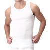 PEROFIL Set di 3 Canottiere Spalla Larga 100% Filoscozia Uomo Intimo