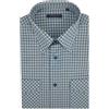 SEA BARRIER Camicia Uomo Manica Corta con Taschino Classica Cotone a Quadri M L XL XXL 3XL (M - 263)