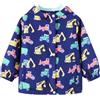 Domueay Giacca Impermeabile Bambino Bambina Giacca Antipioggia, 2-10 Anni | Antivento Primaverile Autunno Giubbotto Cerniera con Cappuccio, Ragazza Ragazzi Leggera Traspirante Cappotto Softshell Scuola