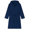 Generico Accappatoio unisex in Microfibra con Cappuccio - Ultra Morbido, Leggero e ad Asciugatura Rapida - (IT, Testo, L, Regular, Regular, Blu Navy)
