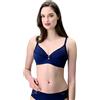 LEPEL 1 Pezzo Reggiseno Donna 461 Allure con Ferretto in Morbida micrifibra - Coppa B - C - D, Blue 3C