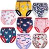 MOEMOE BABY Pantaloni da Addestramento del Vasino Baby - Set 8 Pezzi Biancheria Intima per Pannolini, Lavabili per Bambini Ragazze Ragazzi 5 Anni