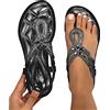Fulidngzg Sandali Donna Estive Bassi Piatto con Tacco Flip Flop Infradito con Strass Bohemia Top Comodi Sandali Estivi Eleganti Open Toe Sandali Infradito Spiaggia Gioiello