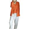 Wenwenma Nuovo Cardigan e Canotta in Cashmere in Primavera e Autunno del 2018 (Arancio, Large)