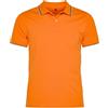 Cashmere Zone T-Shirt Polo Uomo Manica Corta Cotone Piquet Maglietta Sportiva Elegante (XL, Arancione)