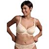 Lepel Belseno Pizzo 255 - Reggiseno a Balconetto da Donna con Ferretto 3D Ergonomico, Interno Coppa in Cotone, Nero - Nudo 6C