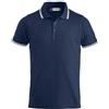 noTrash2003 Polo da uomo a maniche corte, in piqué, 100% cotone pettinato, con colletto a contrasto (Tipped Collar), spacchi laterali, qualità estiva da 190 g/m², 8 colori, taglie dalla XS alla 4XL, blu navy, 4XL