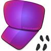 Saucer - Lenti di ricambio per occhiali da sole Oakley Double Edge, (High Defense - Midnight Sun Polarized), Taglia unica