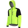 BERGRISAR Giacca da ciclismo da uomo, termica, antivento, impermeabile, traspirante, softshell con cappuccio