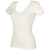 RAGNO Camiciola Donna Manica Corta sintonia Lana e Cotone Articolo 072457, 002 Bianco Lana, 3-Terza (EU S - F 2 - USA XS - GB 32)