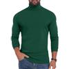 PrinStory Maglia a maniche lunghe da uomo con scollo rotondo, a maniche lunghe, a collo alto