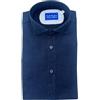 DANILO BUGLIONE Camicia Uomo Tinta Unita Elegante, Camicie da Uomo Oxford Regular, Polsini e Collo con Portastecche, Sartoria Artigianale Made in Italy