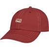 Stetson Cappello da papà con cuciture a contrasto, unisex, in cotone, con fibbia in metallo, con visiera, fodera per tutte le stagioni, primavera, estate, autunno, inverno, Rosso, Taglia unica