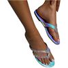 Fannyfuny Sandali Bassi Donna Ciabatte Infradito Pantofole Donna Eleganti Scarpe da Spiaggia Ragazza Moda Infradito Con Strass Infradito Piatto Da Donna Taglie Forti