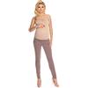 Selente Mummy Love Pantaloni/Leggins/treggins Lunghi Gravidanza con Fascia extraelastica, treggins Cappuccino, S-M