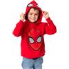 Marvel Spiderman Felpa con Cappuccio per Ragazzi | Felpa con Cappuccio Superhero Graphic per Bambini in Rosso | Regalo di Merchandising di Arte del Personaggio del Fumetto