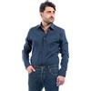 VEQUÈ Camicia Uomo Sartoriale Manica Lunga Classica Elegante Camicie Cotone Slim VEQUE