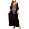 YouKD Kimono lungo da donna, stile boho, cardigan di grandi dimensioni, da spiaggia, copricostume da bagno, B1 nero., Taglia unica