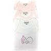 LIABEL BABY Confezione da 3 Body NEONATA Mezza Manica Linea Body Collection LIABEL in 100% Cotone. Fantasie stagionali