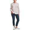 La Primula Verde, Camicia da Donna in Puro Lino, Elegante Bottoni Davanti, Collo Classico, dalla S alla XXL, in Cinque Fantasie o Tinta Unita, Bianca, Beige, Rosa, Blu, A Righe (Large, Rosa)