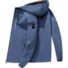 Generico Giacca Invernale Uomo Leggero, Giubbino Antivento e Impermeabile con Cappuccio - Elegante Caldo Cappotto con Cerniera e Fodera per Outdoor